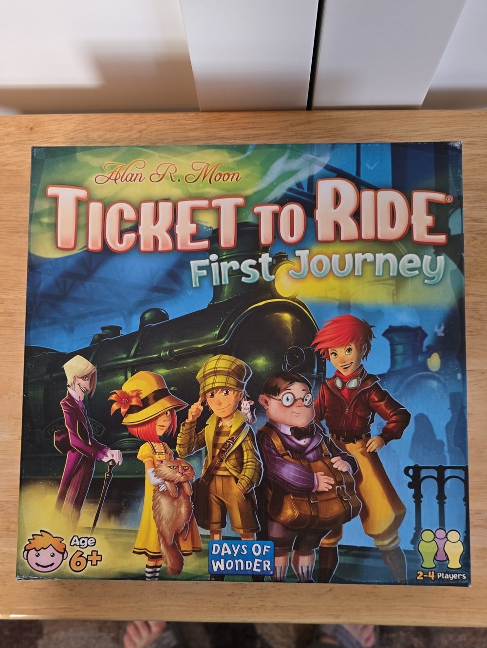 Ticket to Ride: First Journey Kids Board Game - Blue Box by Days of Wonder
